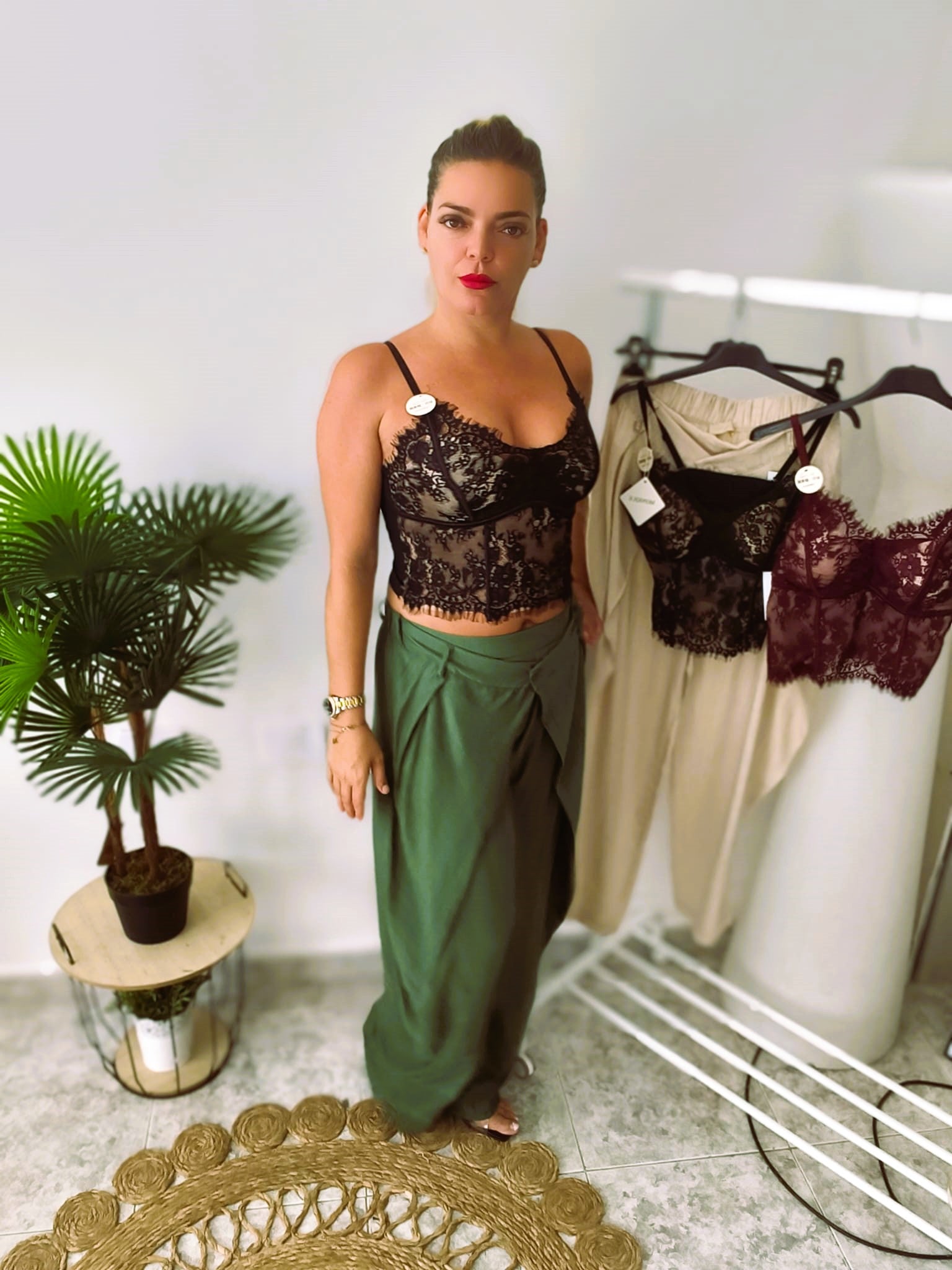 TOP VINTAGE ENCAJE
