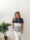 Camisa sport con capucha